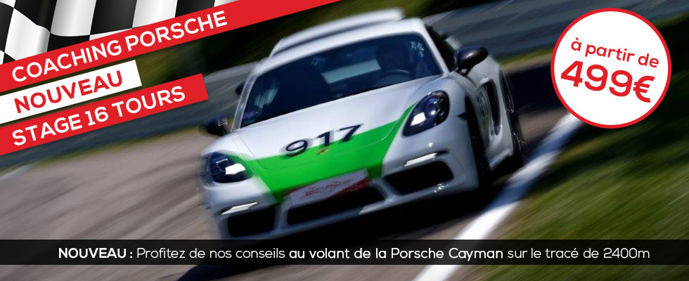Stage Coaching Porsche Cayman 718T