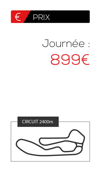 Tarif stage de pilotage en Formule RENAULT au Circuit du Laquais